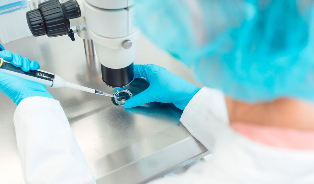 diagnóstico genético preimplantacional en España - microscopio